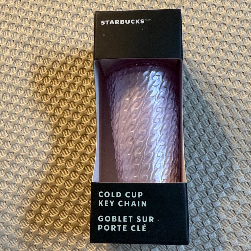 Starbucks Lavender Cold Cup Key Chain
